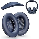 AHG Accessory House Global QC35 / QC35 ii earpads and QC35 Headband / QC35 ii Headband V3 pad Cushion Compatible with Bose QuietComfort 35 and QuietComfort 35 ii Headphones (Midnight Blue)