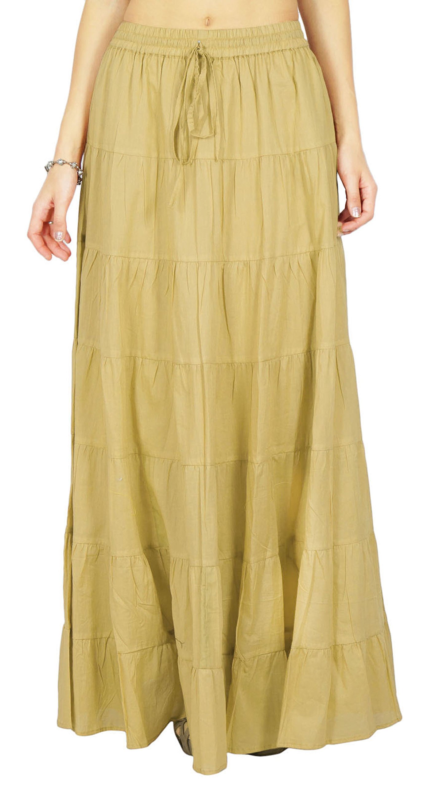 Maxi Cotton Beach Skirt