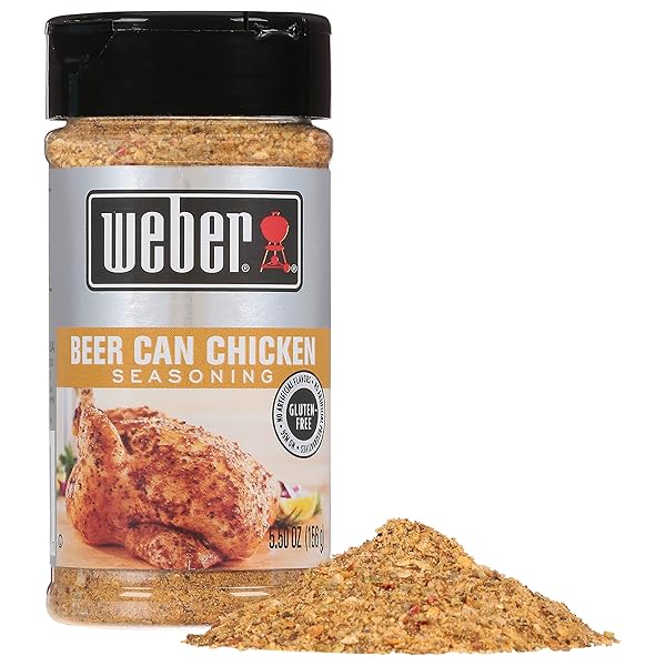WEBER BEER CAN CHICKEN SEASONING, 5.5 OZ