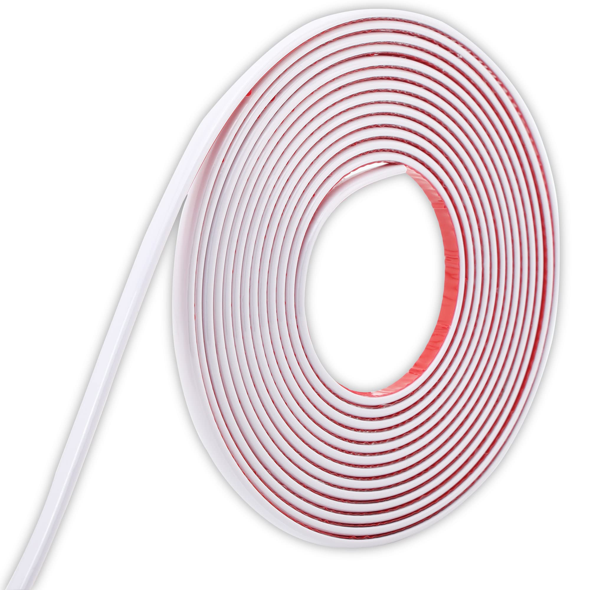 10m Peel and Stick Molding Trim, Flexible Mirror Wall Ceiling Floor Cabinet Tile Edge Moulding — image 1