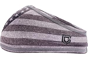 Gridiron Gladiator Football Bandana - Skull Headwrap, Sports Head Wrap for Men's Workout