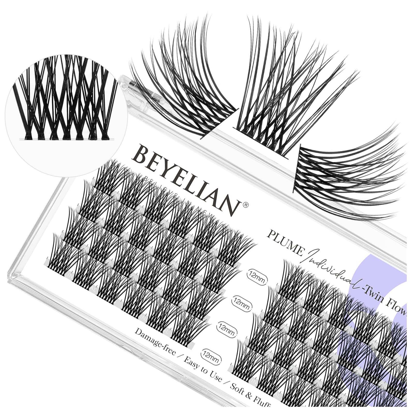 BEYELIAN DIY Eyelash Extension,Cluster Lashes