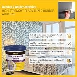Everbuild Ready Mixed Overlap Border Adhesive White 500g Tub High Tack Quick view 3