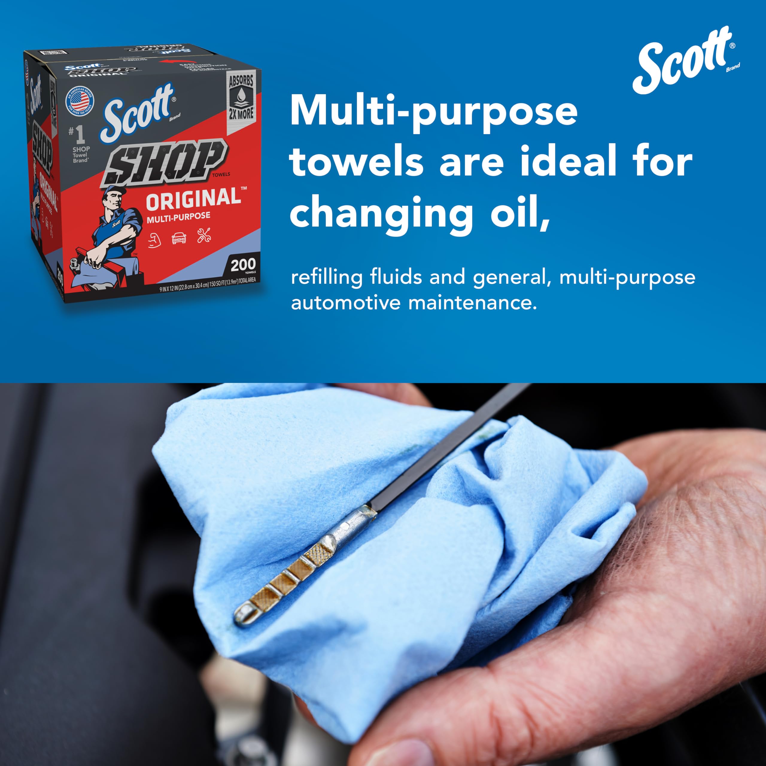 SCOTT SHOP ORIGINAL Blue Towels (75190), 9