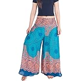 Lannaclothesdesign Palazzo Pants for Women Wide Leg Boho Harem Yoga Pants S M L XL Sizes