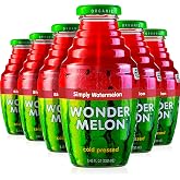 Wonder Melon Organic Watermelon Juice, 8.45oz (6 Pack) 100% Juice, Cold Pressed