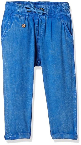 Baby Boys Straight Regular Fit Trousers