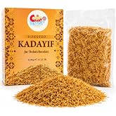 Premium 250 gr 8.8 Oz Roasted &amp; Shredded Kadayif (Kataifi) Fillo Dough | Fillo Dough Crunchy Kadayif Pastry Dough, Baked Ready to Use for Dubai Chocolate in a Box