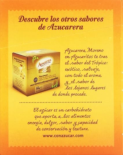 Azucarera Azúcar Blanco en sobres - 50 azucaritos: Amazon.es: Alimentación y bebidas