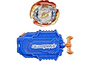 Hasbro Beyblade Burst QuadDrive Cyclone Fury String Launcher Set - Battle Game Set with String Launcher and Right-Spin Battli