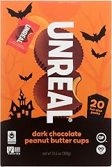 UNREAL Halloween Dark Chocolate Peanut Butter Cups, 10.6 OZ