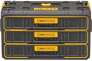 DEWALT TOUGHSYSTEM 2.0 Tool Organizer and Storage 3 Drawer Unit (DWST08330)