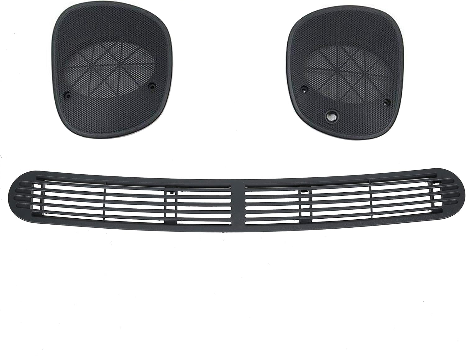 ECOTRIC Dash Defrost Vent Cover Left Right Speaker Grille Set for 1998-2005 Chevrolet S10 GMC Jimmy Sonoma/Oldsmobile Bravada/Blazer