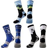 Jeasona Athletic Socks Men Running Cycling Gifts for Runners Riders Sports Gear Accessories