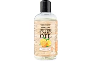 CLARK'S Cutting Board Oil - Food Grade Mineral Oil for Cutting Board - Enriched with Lemon and Orange Oils - Butcher Block Oi