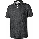 ELETOP Men's Golf Polo Shirts Short Sleeve Moisture Wicking Hawaiian Tropical Polos Performance Golf Shirts for Men Dry Fit