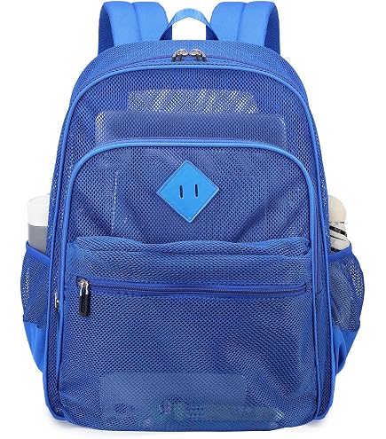 Amazon.com | MCWTH Heavy Duty Mesh Backpack, See Through School