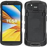 TC53 Protective Cover Bumper Case for Zebra Symbol TC53 TC58 Handheld Barcode Scanner Mobile Terminal, Rugged OEM Case Black