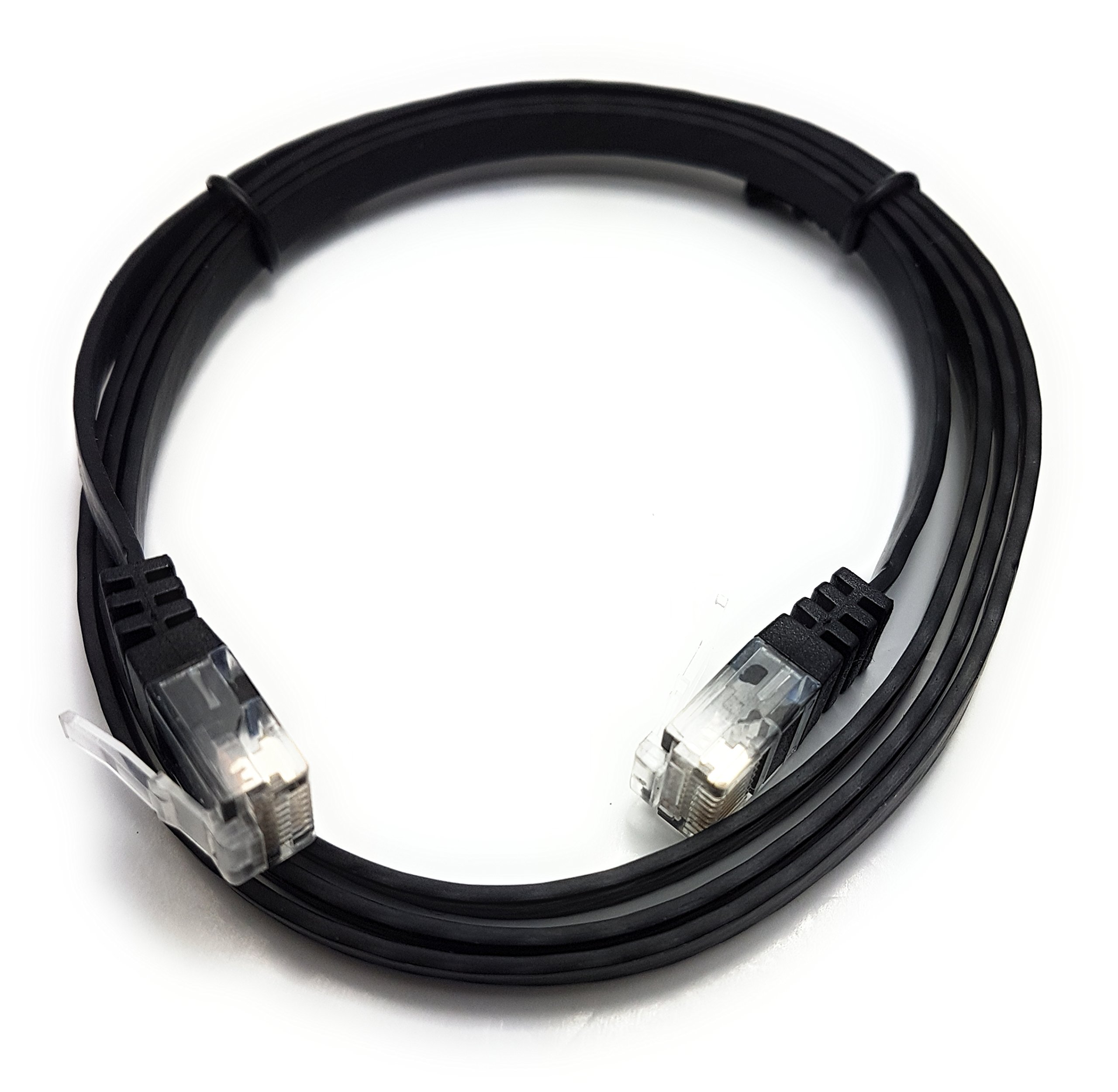 MainCore 1m Long FLAT CAT6 Ethernet LAN Patch Cable Low Profile GIGABIT RJ45 (Available in 0.5m, 1m, 2m, 3m, 4m, 5m, 6m, 10m, 15m, 20m) (1m)