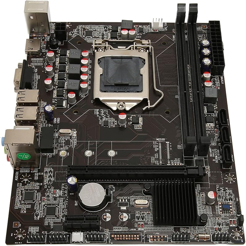 DAUZ H61A DDR3 Motherboard LGA1155 ATX Dual Channel 16GB HD HDMI VGA 10/100M