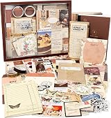 Draupnir Vintage Scrapbook Kit 346pcs A6 Notebook Journal Supplies