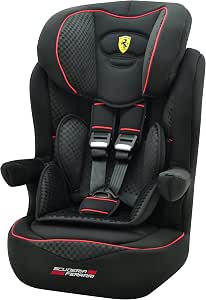 Ferrari, Silla de coche grupo 1/2/3 Isofix, negro: Amazon ...