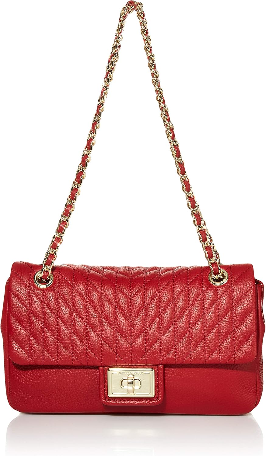 Karl Lagerfeld Paris Agyness Shoulder Bag, CLASSIC RED Handbags