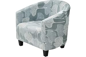CRFATOP Club Chair Slipcover Stretch Tub Chair Cover Armchair Slipcovers Non-Slip Tub Chair Slipcover Couch Cover Elastic Sofa Cover for Bar Counter Living Room,A11