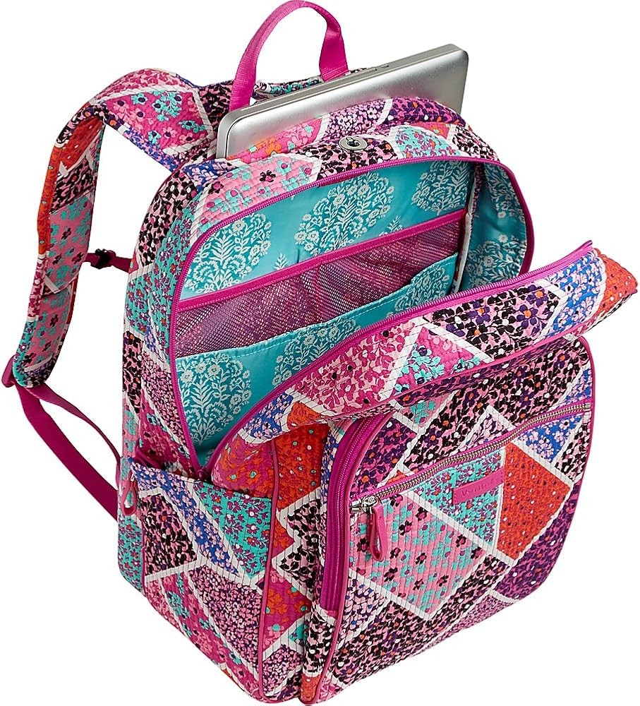 vera bradley iconic deluxe campus backpack
