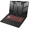 ASUS TUF Gaming A17 (2022) Gaming Laptop, 17.3” 144Hz FHD IPS-Type Display, AMD Ryzen 7 6800H CPU, GeForce RTX 3060 GPU, 16GB DDR5, 512GB PCIe SSD, Wi-Fi 6, Windows 11 Home, Mecha Gray, FA707RM-ES73