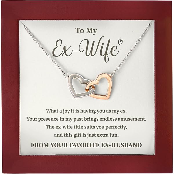 Amazon.com: Artist Unknown To My Ex-Wife Necklace - Funny  display picture 3