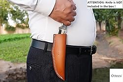 Ottoza TOP GRAIN Leather Knife Sheaths for Fixed