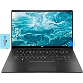 HP Envy x360 60Hz 15.6" FHD IPS Touchscreen 2-in-1 Laptop (AMD Ryzen 7 5825U 8-Core, 64GB RAM, 2TB PCIe SSD, AMD Radeon, Backlit KYB, Active Pen, WiFi 6, BT 5.2, HD Webcam, Win 11 Home) with Hub