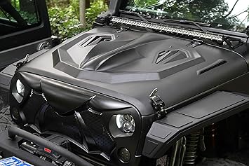 Maiker The Avenger Style Hood Vents For 2007 2017 Jeep Wrangler Jk Jku Unlimited Rubicon