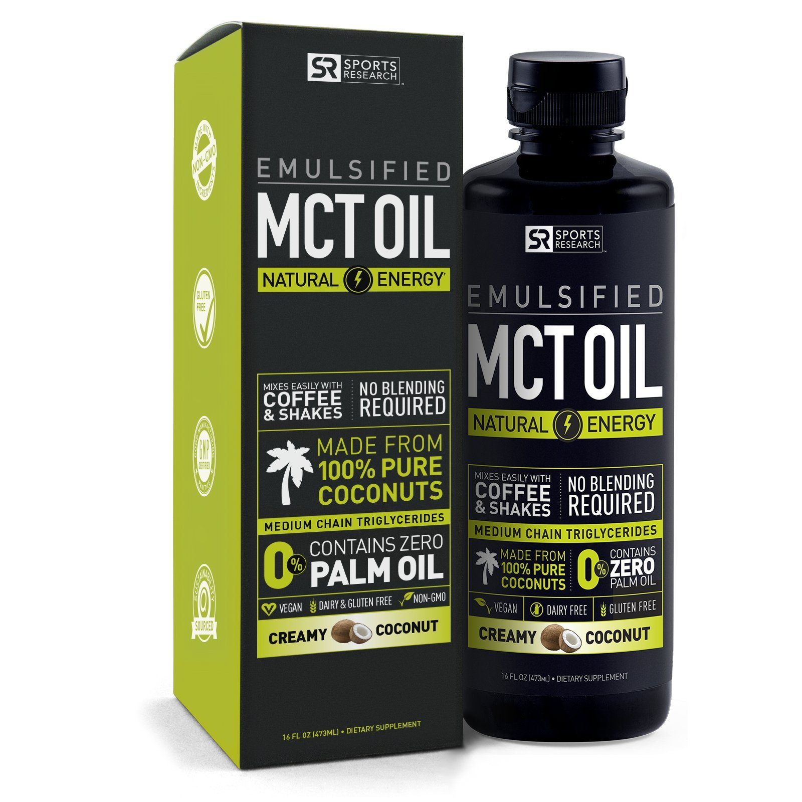 Emulsified MCT OIL supporting energy and healthy metabolism