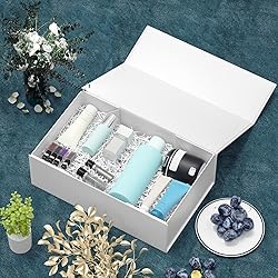 RYDDOY 5 Pack White Gift Box, 12x6x4'' Gift box for