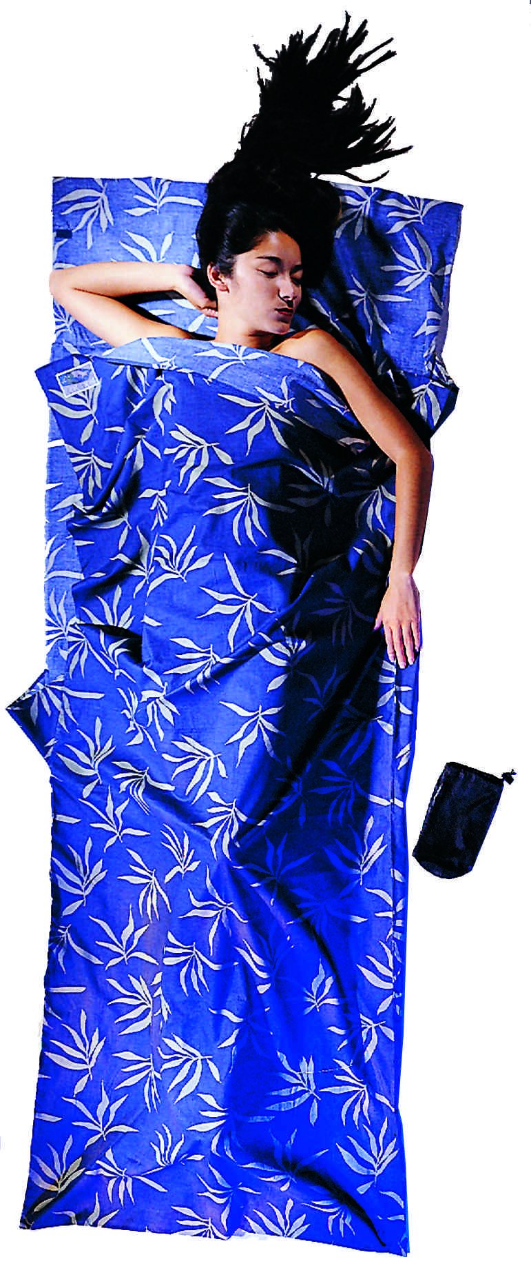 COCOON Cotton TravelSheet (Leaves, 86-Inch x 35-Inch)