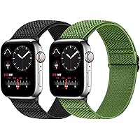 XFYELE Stretchy Solo Loop Apple Watch Band Compatible with Apple Watch Bands 38mm 40mm 42mm 44mm, Nylon Adjustable…