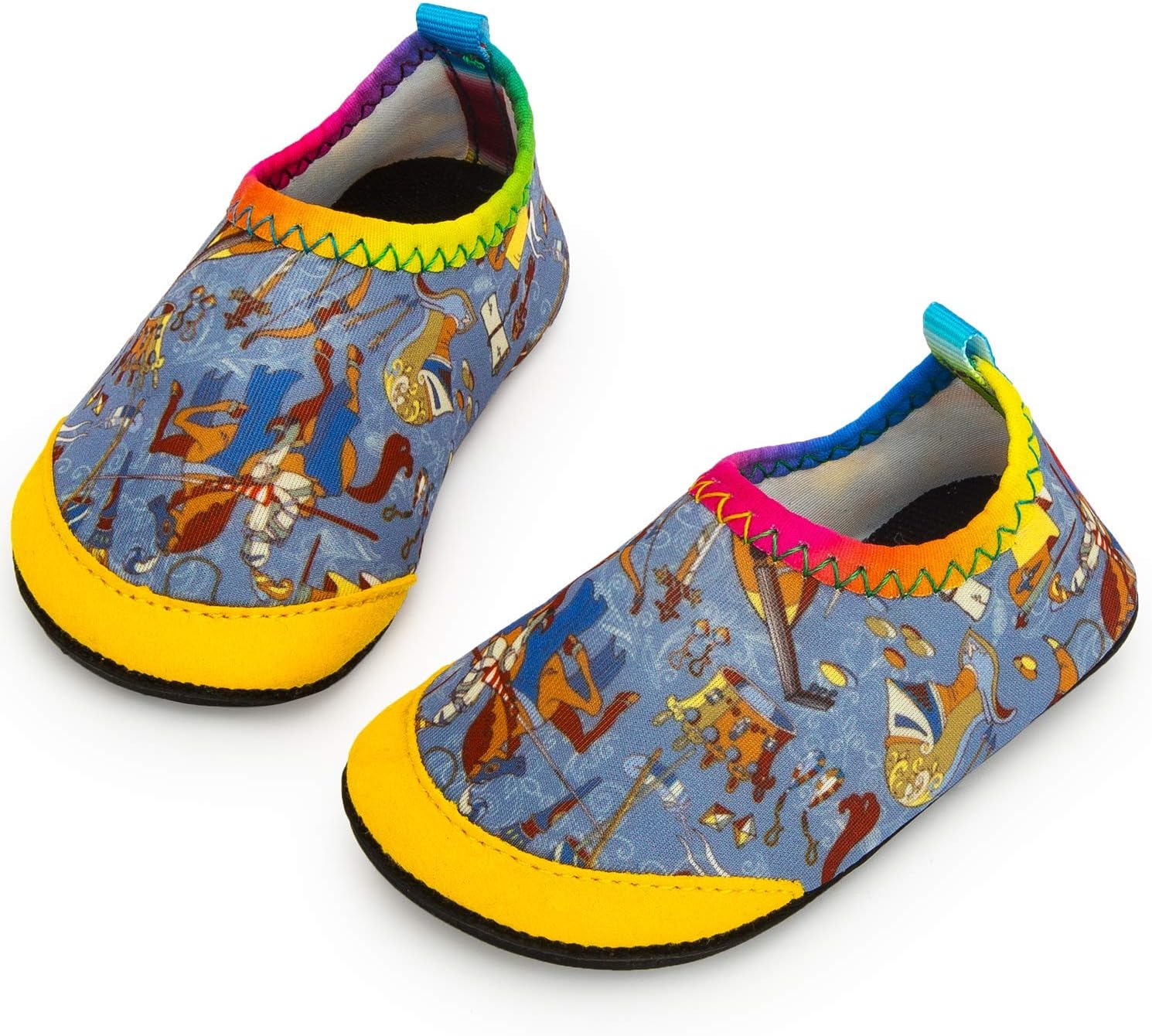 Yorgou Baby Boys Girls Water Shoes Toddler Beach Shoes Barefoot Aqua Socks Non-Slip for Pool Beach