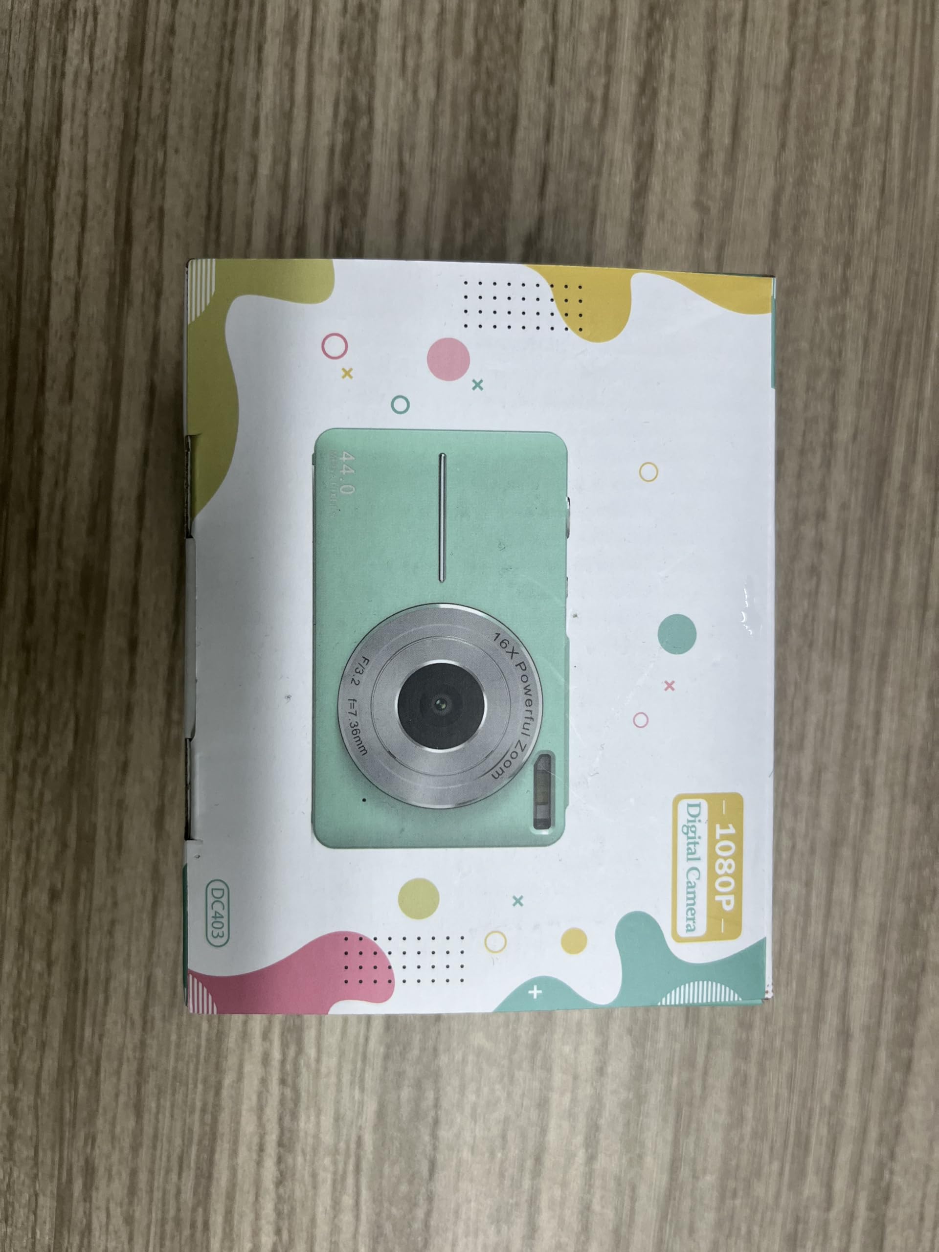 Digital Camera, Jukanur Upgraded FHD 1080P Digital Camera for Kids with 16X Zoom, Flashlight, 32GB Card, 44MP Point and Shoot Camera Compact Small Selfie Camera for Girls, Boys, Teens, Students,Pink