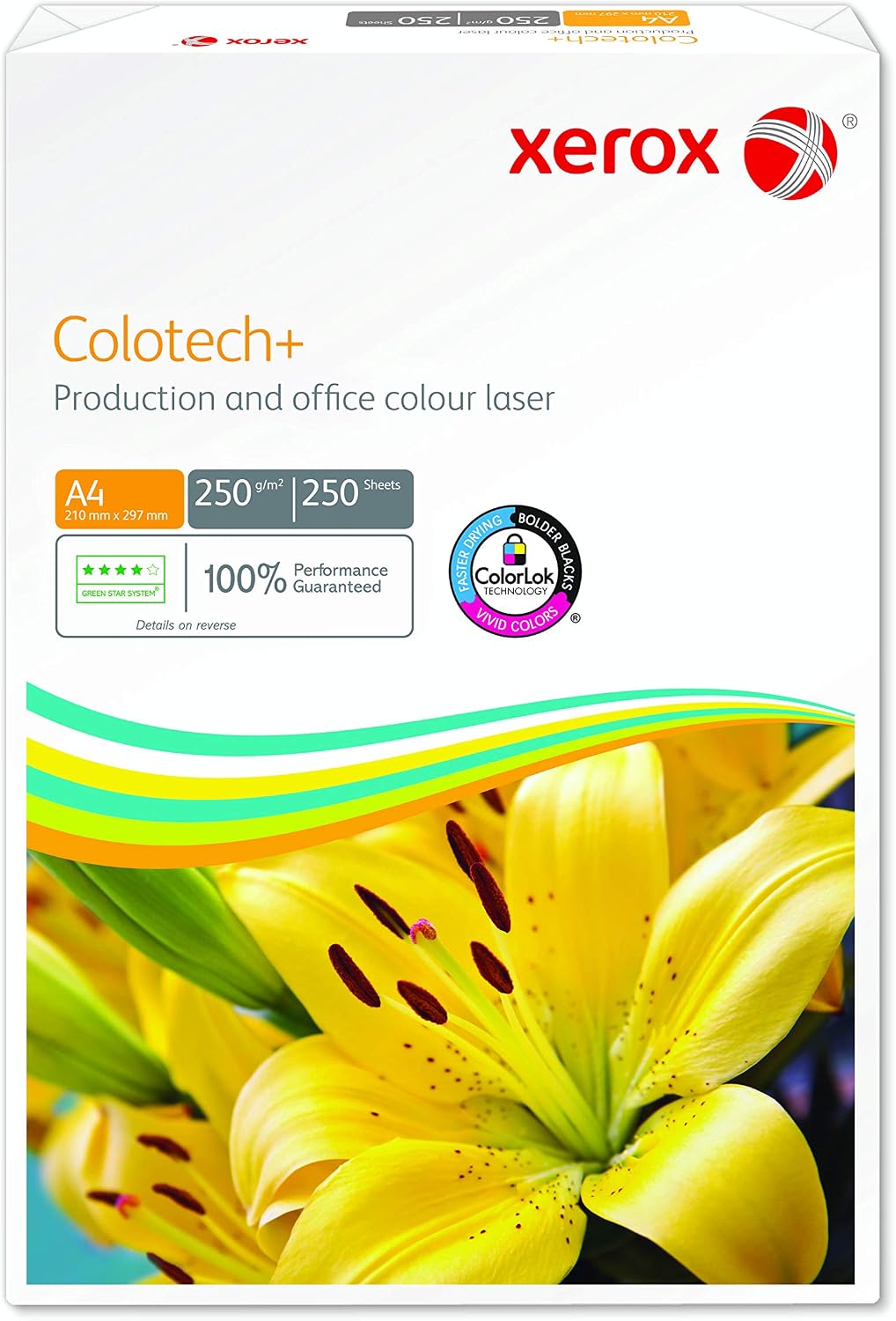 Xerox Colotech+ A4 250gsm Pack 250 Sheets, White