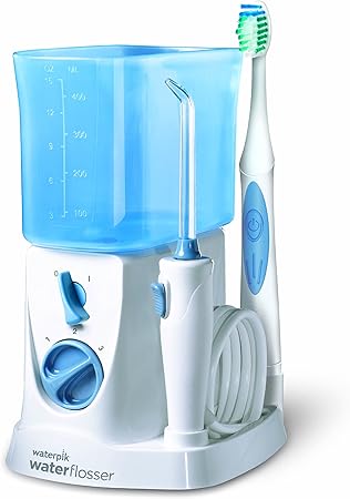 Waterpik WP700E2 - Kit de cuidado dental, color blanco y azul