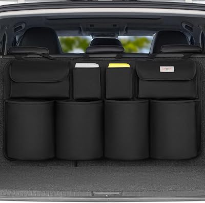 SURDOCA Hanging Trunk Organizer NEW MODEL Car Storage 6x6 Oxford 600D