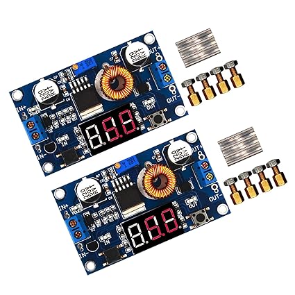 2 Pack 5a 75w Buck Converter 4 38v To 1 25 36v Dc To Dc Step Down Adjustable Voltage Regulator Module 36v 24v 12v To 5v 2a Voltage Stabilizer With - 