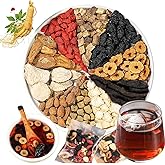 Kidney Tea Formula Ginseng Six Treasure Tea, 10 Precious Ingredients Formula, Chinese Herbal Kidney Cleanse Traditional Healthy Cleansing Teabags for Men & Women 260g/Box (10Pcs)