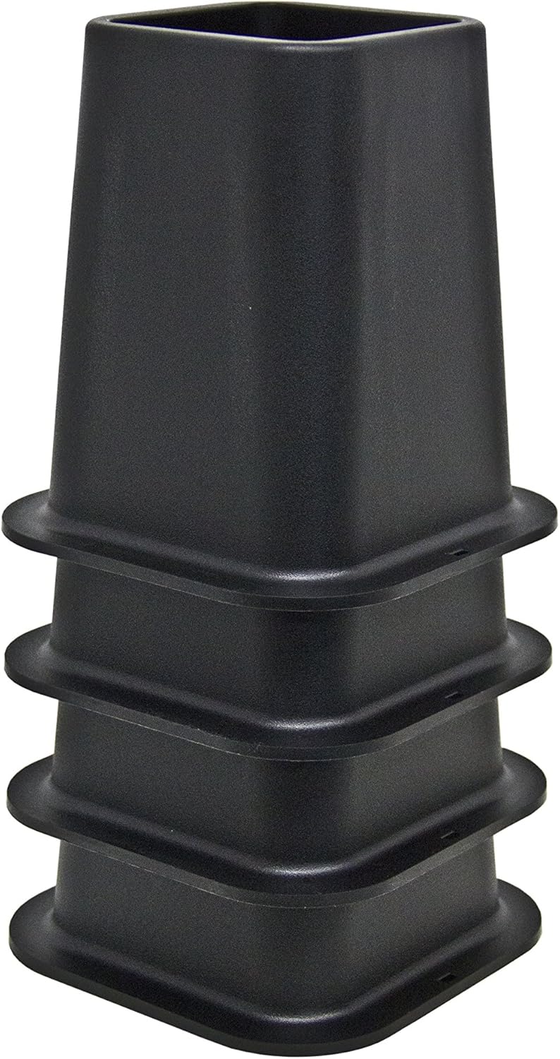 Kings Brand Furniture - Heavy Duty 6-inch Bed Risers, Furniture Riser, Great for Under Bed Storage, Set of 4: Home & Kitchen
