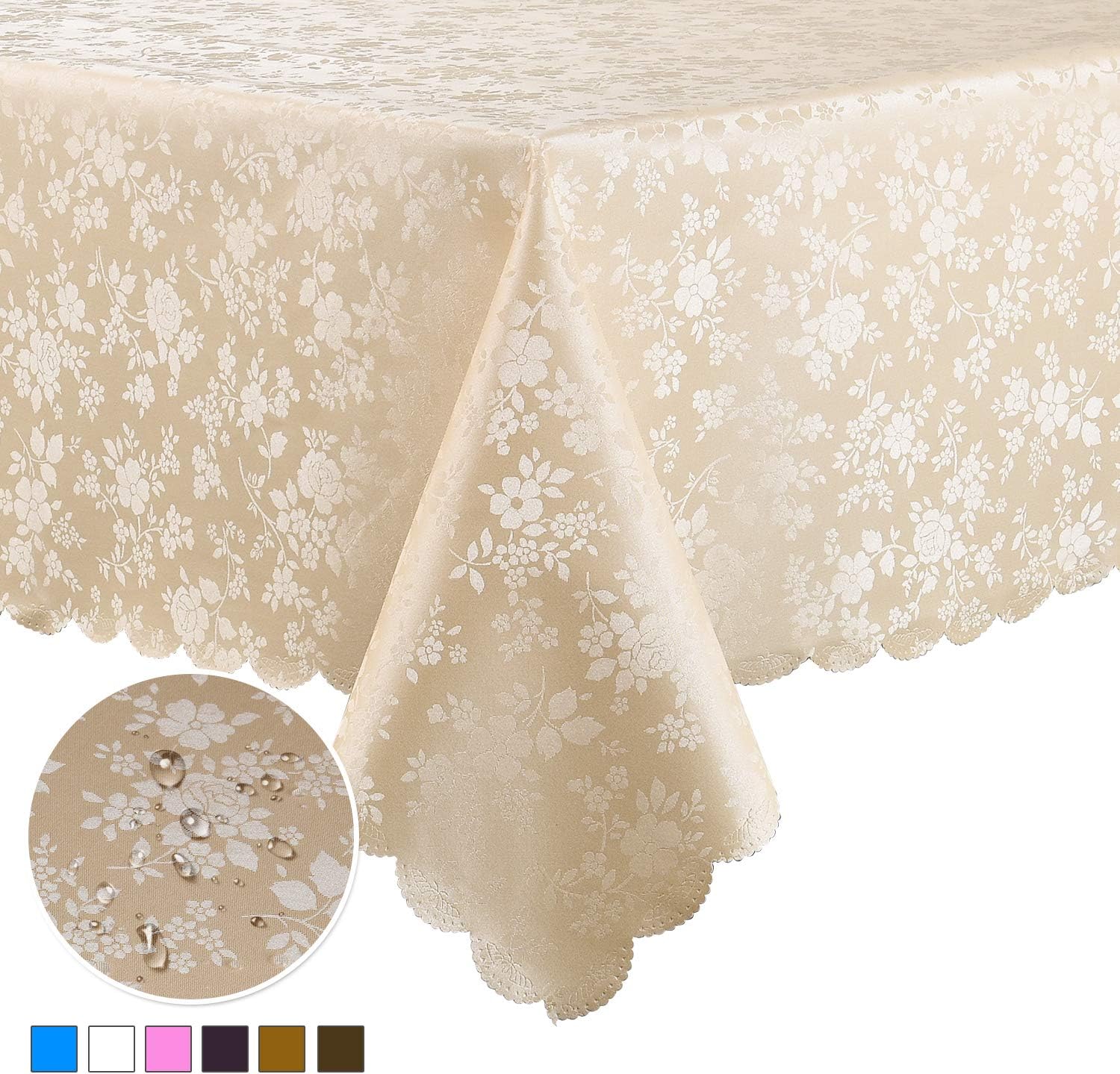 Best 60×60 beige table cloth