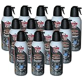 Dust-Off Falcon Professional Electronics Compressed Air Duster, 12 oz (12 Pack)