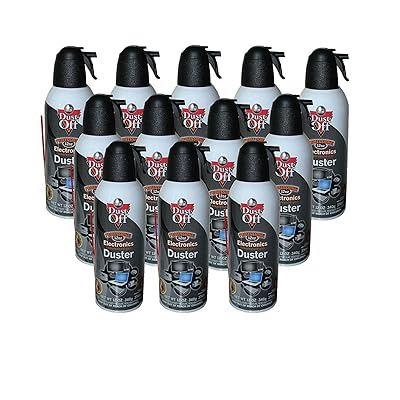 Falcon Dust-Off Professional Electronics Compressed Air Duster, 12 oz (12 Pack)