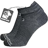 CloudLine - Merino Wool Socks for Men and Women - Light Cushion, Anti-Blister & Moisture Wicking Wool Running Socks - 1 Pair